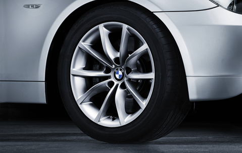 Bmw light alloy wheel v-spoke 168 #5